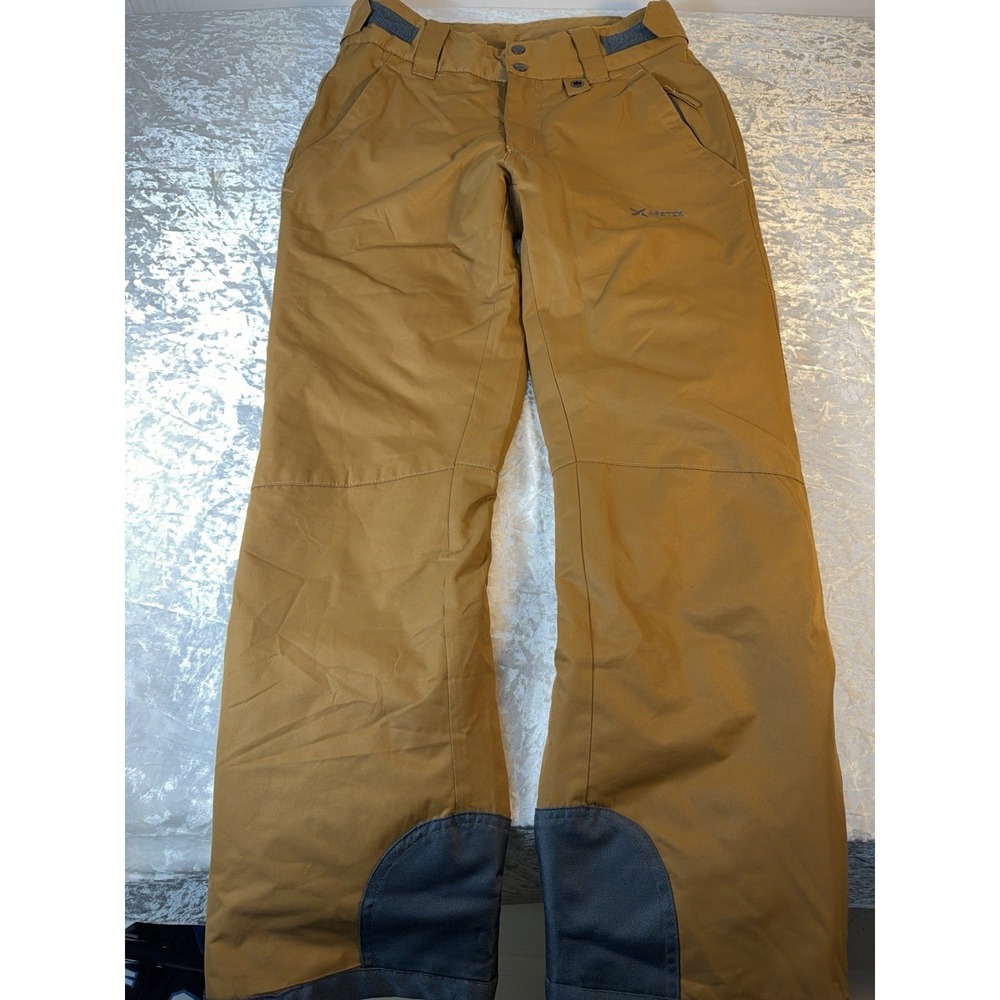 Arctix Women's Insulated Ski Snow Pants S 31L Brown Waterproof Adjustable Waist